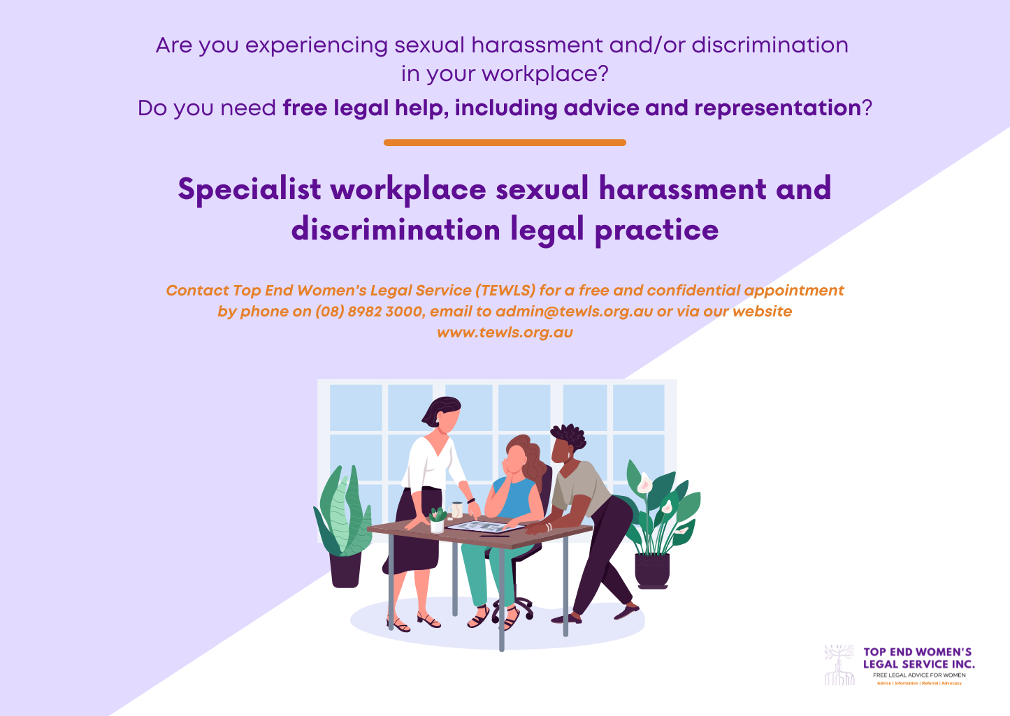 Postcard Workplace Sexual Harassment And Discrimination